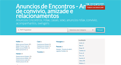Desktop Screenshot of anunciosencontros.com